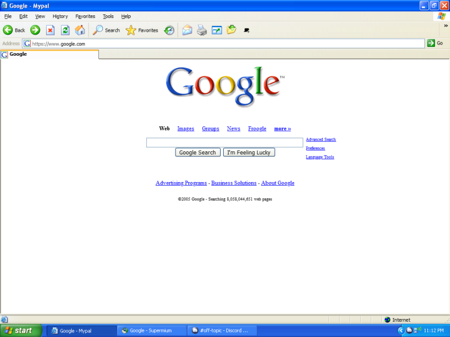 Google Homepage